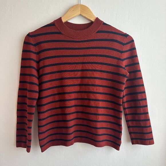 Theory Knit Costal Size Small Stripped Size Small Pre-fall Preppy - Picture 1 of 4